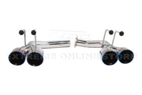 Extreme Online Store Acura TLX Stainless Steel Muffler Delete Quad Tips Axle Back Exhaust - Image 12