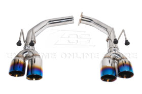 Extreme Online Store Acura TLX Stainless Steel Muffler Delete Quad Tips Axle Back Exhaust - Image 13