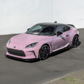 EOS 2022-Up Toyota GR86 AS Style ABS Plastic Matte Black Front Splitter Side Skirt - Image 3