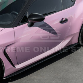 EOS 2022-Up Toyota GR86 AS Style ABS Plastic Matte Black Front Splitter Side Skirt - Image 8
