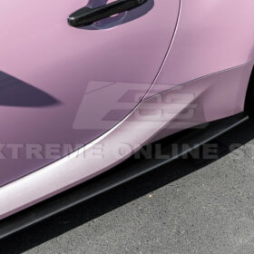 EOS 2022-Up Toyota GR86 AS Style ABS Plastic Matte Black Front Splitter Side Skirt - Image 10