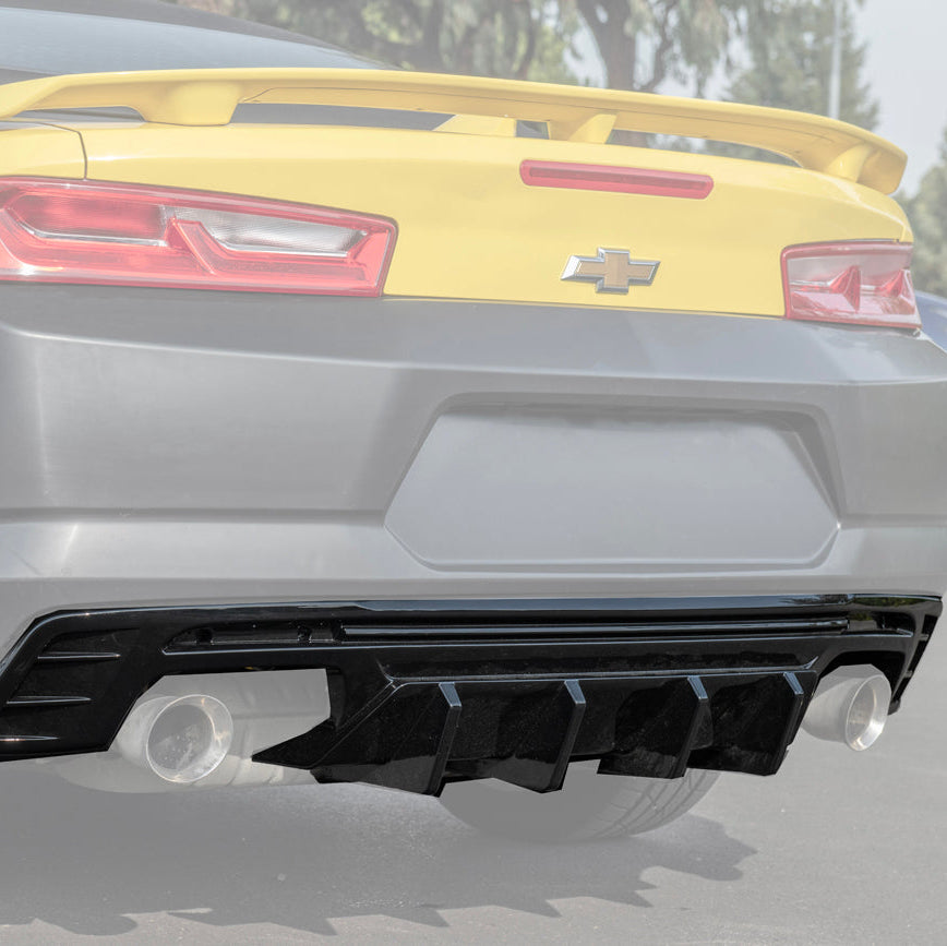 EOS 2016-Up Camaro Performance Track Style Rear Quad Exit Diffuser - Image 1