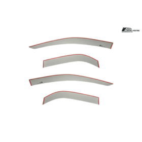 EOS 2003-08 Cadillac CTS Smoke Tinted Side Vent Window Rain Deflectors - Image 10