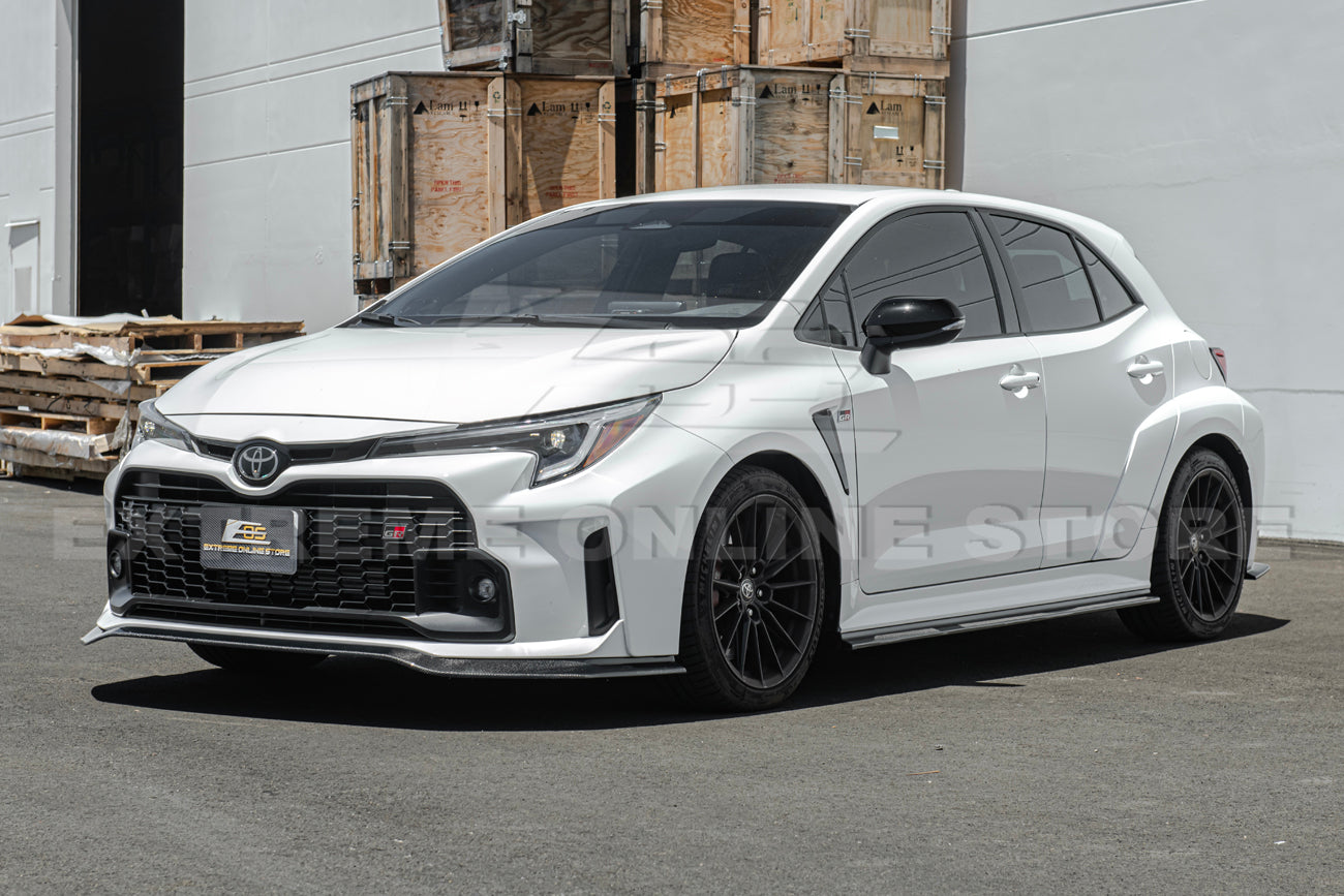 EOS 2023-24 GR Corolla Carbon Fiber Front Lip & Side Skirts - Image 3