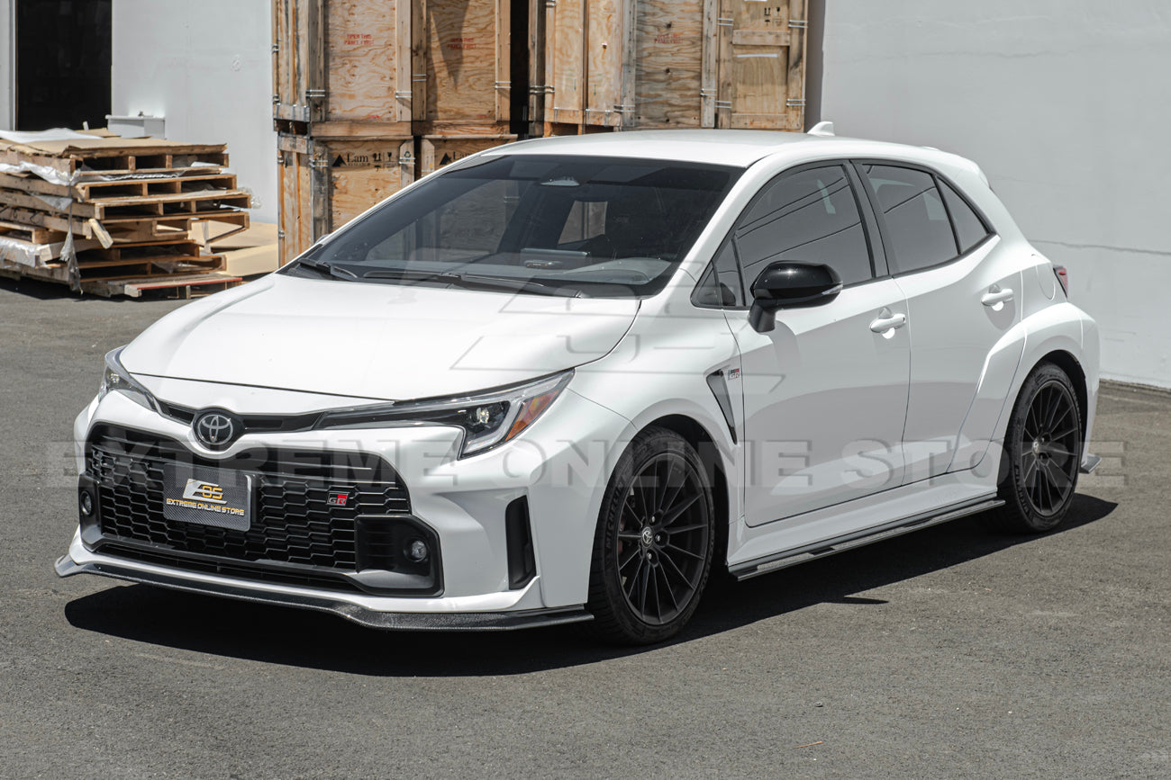 EOS 2023-24 GR Corolla Carbon Fiber Front Lip & Side Skirts - Image 2