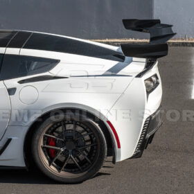 EOS Corvette C7 ZR1 ZTK Conversion Rear Spoiler High Wing With Wing Riser - Image 10
