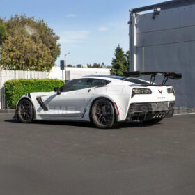 EOS Corvette C7 ZR1 ZTK Conversion Rear Spoiler High Wing With Wing Riser - Image 4