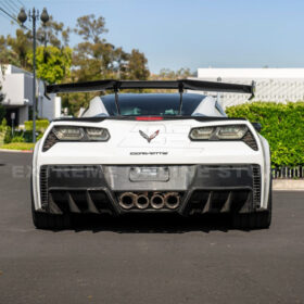 EOS Corvette C7 ZR1 ZTK Conversion Rear Spoiler High Wing With Wing Riser - Image 6