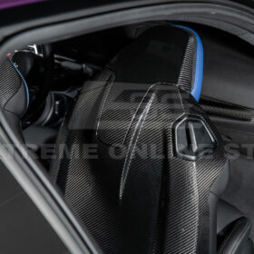 EOS BMW G87 G80 G82 M2 M3 M4 S58 Dry CARBON FIBER Tape-On Headrest Cover Pair - Image 7