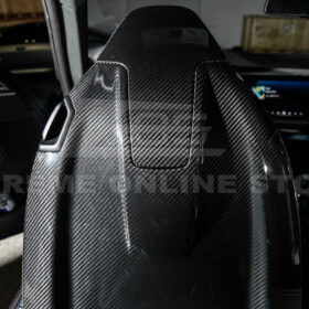 EOS BMW G87 G80 G82 M2 M3 M4 S58 Dry CARBON FIBER Tape-On Headrest Cover Pair - Image 10