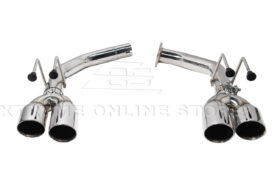 Extreme Online Store Acura TLX Stainless Steel Muffler Delete Quad Tips Axle Back Exhaust - Image 8