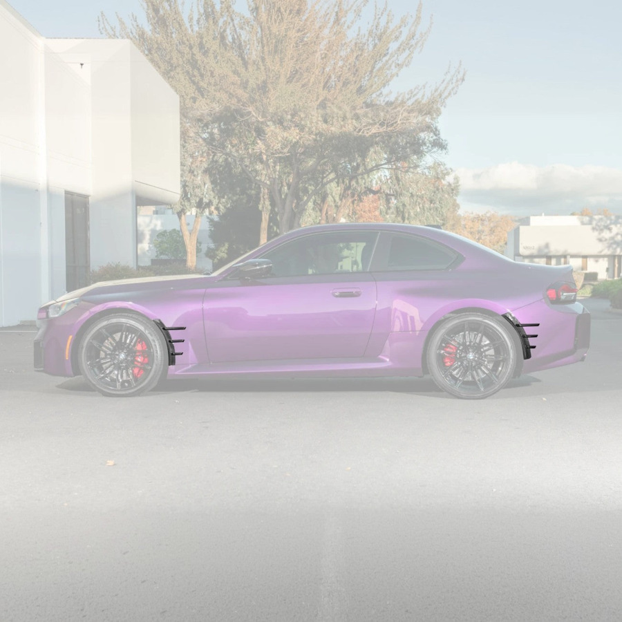 EOS 2023-Up BMW G87 M2 DRY CARBON FIBER Add-On Fender Wheel Arch Trim Cover - Image 1