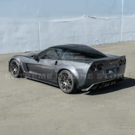 EOS 2005-13 Corvette C6 Z06 ZR1 DRY CARBON FIBER Splash Guard Mud Flaps - Image 4