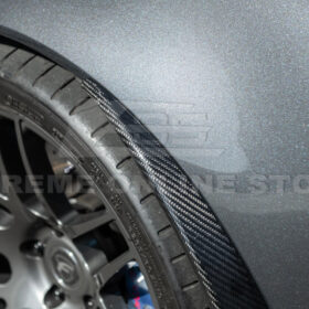 EOS 2005-13 Corvette C6 Z06 ZR1 Extended DRY CARBON FIBER Front Splash Guard Mud Flaps - Image 9