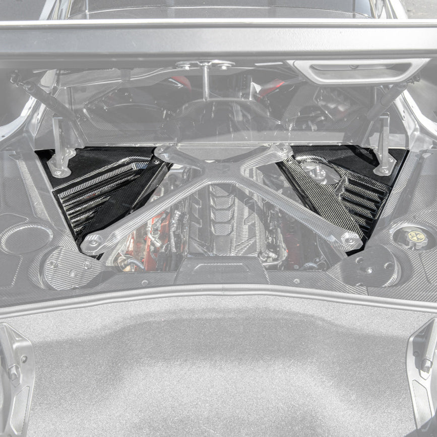 EOS 2020-Up Chevrolet Corvette C8 Coupe Engine Bay Panel & Corner Vent Cover - FF Performance