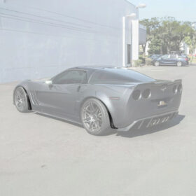 EOS 2005-13 Corvette C6 Z06 ZR1 DRY CARBON FIBER Splash Guard Mud Flaps - Image 3