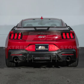 Mustang Performance V2 Carbon Fiber Rear Bumper Dual Tip Diffuser for S650 Mustang - Image 5