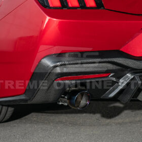 Mustang Performance V2 Carbon Fiber Rear Bumper Dual Tip Diffuser for S650 Mustang - Image 12