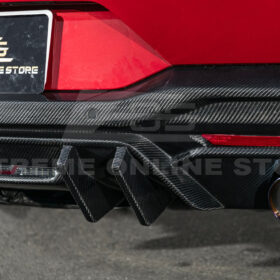 Mustang Performance V2 Carbon Fiber Rear Bumper Dual Tip Diffuser for S650 Mustang - Image 18