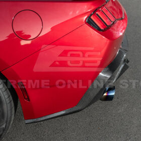 Mustang Performance V2 Carbon Fiber Rear Bumper Dual Tip Diffuser for S650 Mustang - Image 10