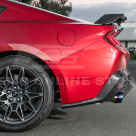 Mustang Performance V2 Carbon Fiber Rear Bumper Dual Tip Diffuser for S650 Mustang - Image 11