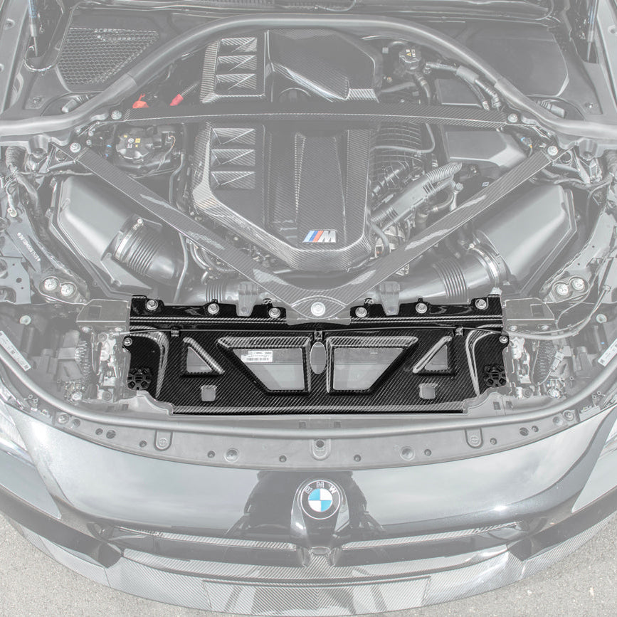 EOS BMW G87 G80 G82 M2 M3 M4 DRY Carbon Fiber Water Tank Radiating Plate Cover Trim - Image 1