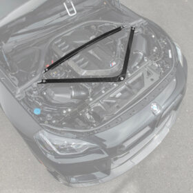 EOS 2021-Up BMW G80 M3 G82 M4 DRY Carbon Fiber Engine Strut Brace Bracket Tower Bars - Image 3