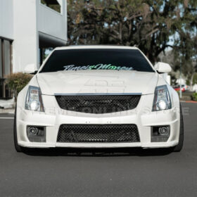 EOS 2009-15 Cadillac CTS-V Front Upper Lower Badgeless Grille - Image 6