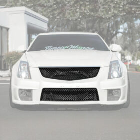 EOS 2009-15 Cadillac CTS-V Front Upper Lower Badgeless Grille - Image 3