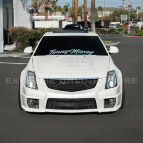 EOS 2009-15 Cadillac CTS-V Front Upper Lower Badgeless Grille - Image 7