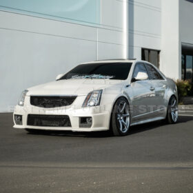 EOS 2009-15 Cadillac CTS-V Front Upper Lower Badgeless Grille - Image 4