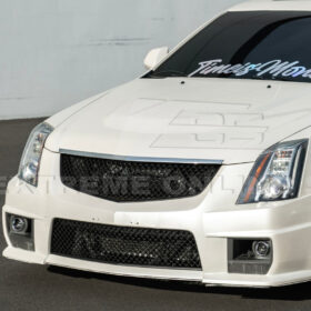EOS 2009-15 Cadillac CTS-V Front Upper Lower Badgeless Grille - Image 5