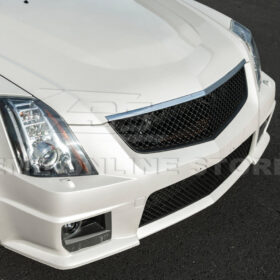 EOS 2009-15 Cadillac CTS-V Front Upper Badgeless Grille - Image 7
