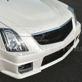 EOS 2009-15 Cadillac CTS-V Front Upper Lower Badgeless Grille - Image 9