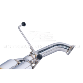 Extreme Online Store Subaru WRX Boso Muffler Delete Quad Burnt Tips Axle Back Exhaust - Image 16