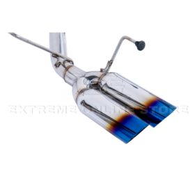 Extreme Online Store Subaru WRX Boso Muffler Delete Quad Burnt Tips Axle Back Exhaust - Image 17