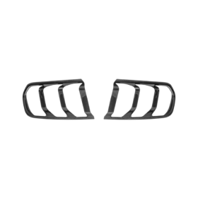FFP 2015-17 Ford Mustang DRY CARBON FIBER Rear Tail Light Trim Bezel Cover Pair - Image 1