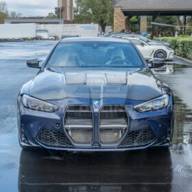 EOS 2021-Up BMW G80 M3 | G82 G83 M4 | Vorsteiner Style Carbon Fiber Front Kidney Grille - image 3