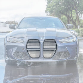 EOS 2021-Up BMW G80 M3 | G82 G83 M4 | Vorsteiner Style Carbon Fiber Front Kidney Grille - image 2