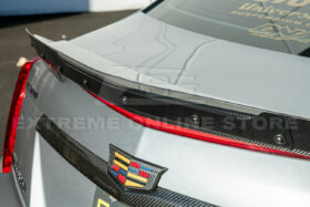EOS 2016-19 Cadillac CTS-V Carbon Fiber Rear Trunk Wing Wickerbill Spoiler - Image 5