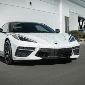EOS 2020-Up Corvette C8 DRY CARBON FIBER Sequential LED DRL Light Bar Bezel Insert - Image 7