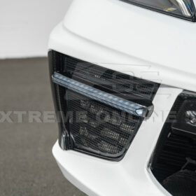 EOS 2020-Up Corvette C8 DRY CARBON FIBER Sequential LED DRL Light Bar Bezel Insert - Image 9