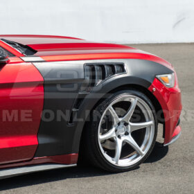 FFP 2015-17 Mustang GT500 KR Style Front Vented Fenders - Image 9