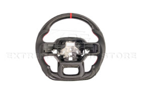 FFP 2021+ Ford F-150 Carbon Fiber Steering Wheel - Image 4