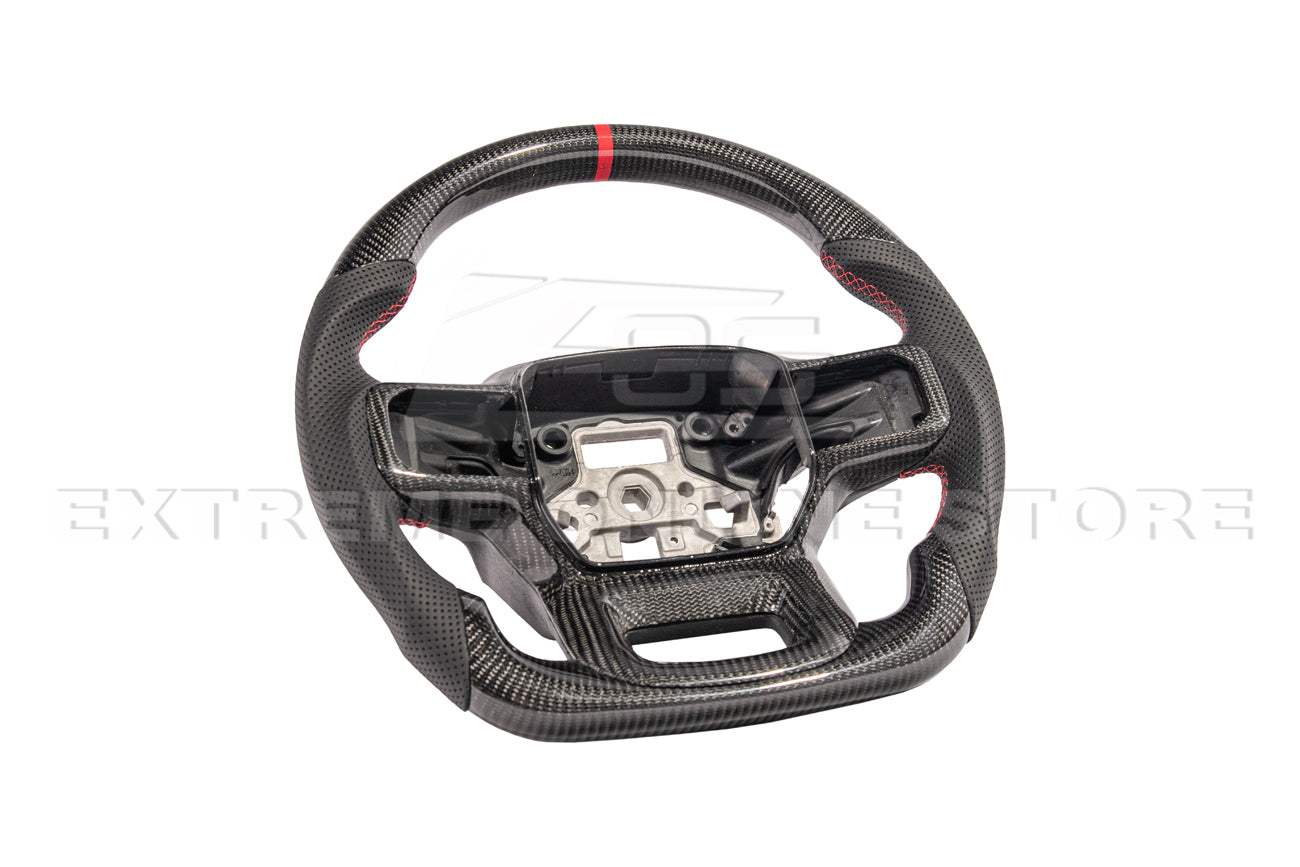 FFP 2021+ Ford F-150 Carbon Fiber Steering Wheel - Image 2
