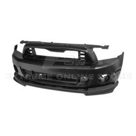 FFP 2010-14 Mustang S197 GT500 Style Front Bumper Cover Upper Lower Grille Lip - Image 3