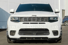 EOS 2017-21 Jeep Grand Cherokee SRT Trackhawk Carbon Fiber Front Lip Splitter - image 3