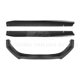 EOS 2022-Up Toyota GR86 CS Style Matte Black Front Splitter Lip Side Skirts Kit - Image 3