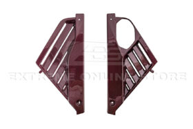 EOS Corvette C8 Z06 Coupe DRY Red Carbon Engine & Bay Panel Cover - Image 10