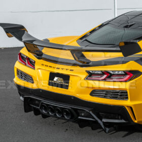 EOS ZR1 Package Corvette C8 Z06 / E-Ray DRY CARBON FIBER Rear Spoiler - Image 9